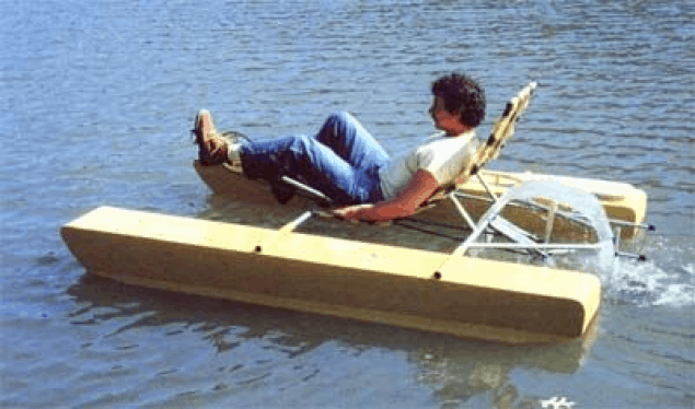 How to Build a Recumbent Pontoon Pedal Boat – Mother Earth News