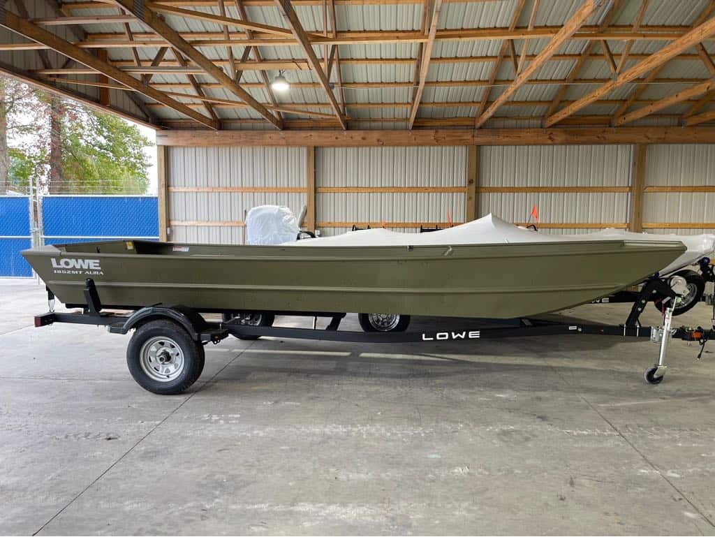 18-Foot Jon Boat With A 50-60 HP Motor