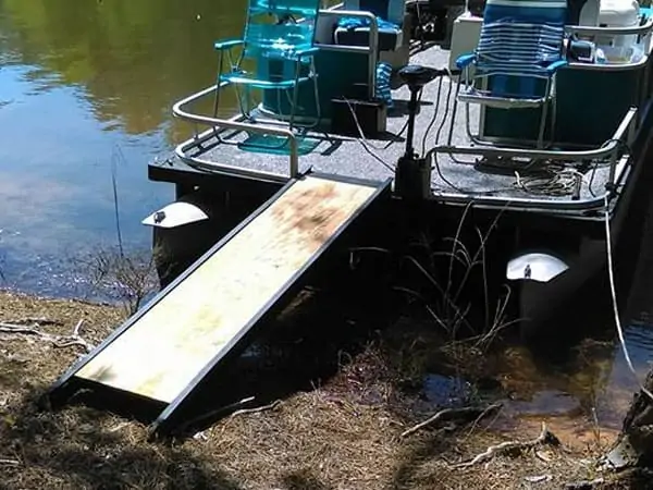 How to Make a Dog Ramp for a Pontoon Boat 7 Ladder Ideas