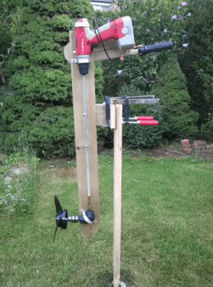 Make A Cordless Drill Powered Wooden Outboard Motor