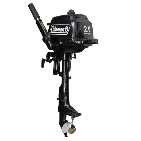 The Coleman Powersports 2.6 HP Outboard